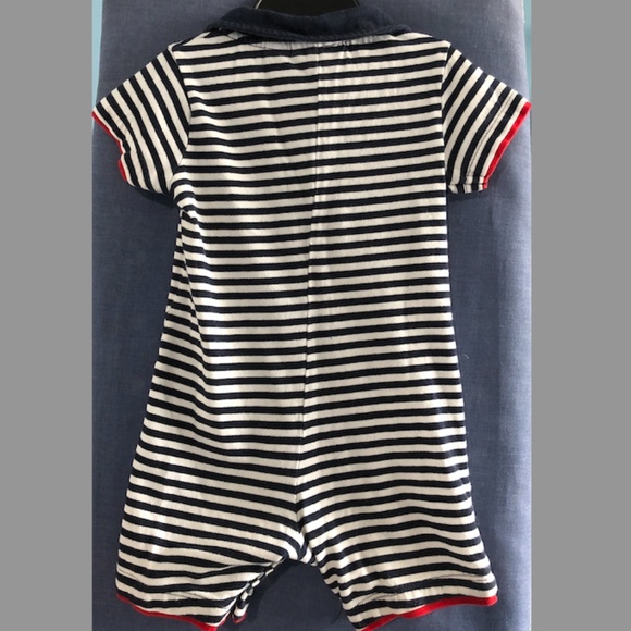Baby Romper - One Piece Romper - Dog - Stripes - Size 6-9M - First Impressions - Picture 2 of 3